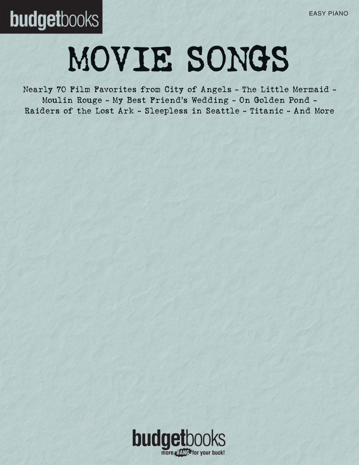 Movie Songs: Easy Piano: Instrumental Album