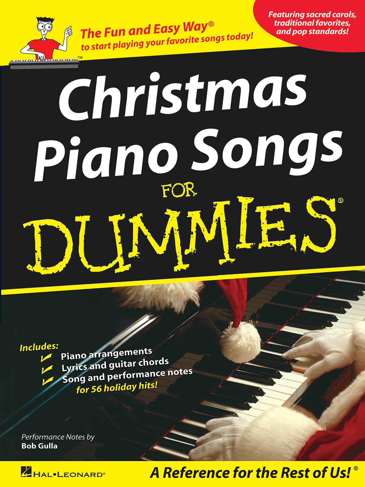 Christmas Piano Songs For Dummies: Piano  Vocal and Guitar: Vocal Album