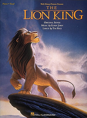 Elton John Tim Rice: The Lion King: Piano  Vocal and Guitar: Mixed Songbook