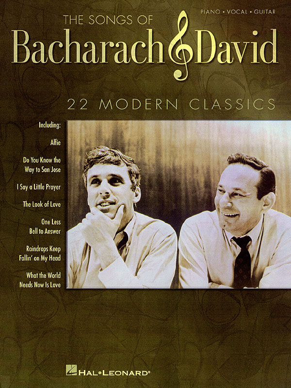Burt Bacharach: The Songs of Bacharach & David: Piano  Vocal and Guitar: Vocal