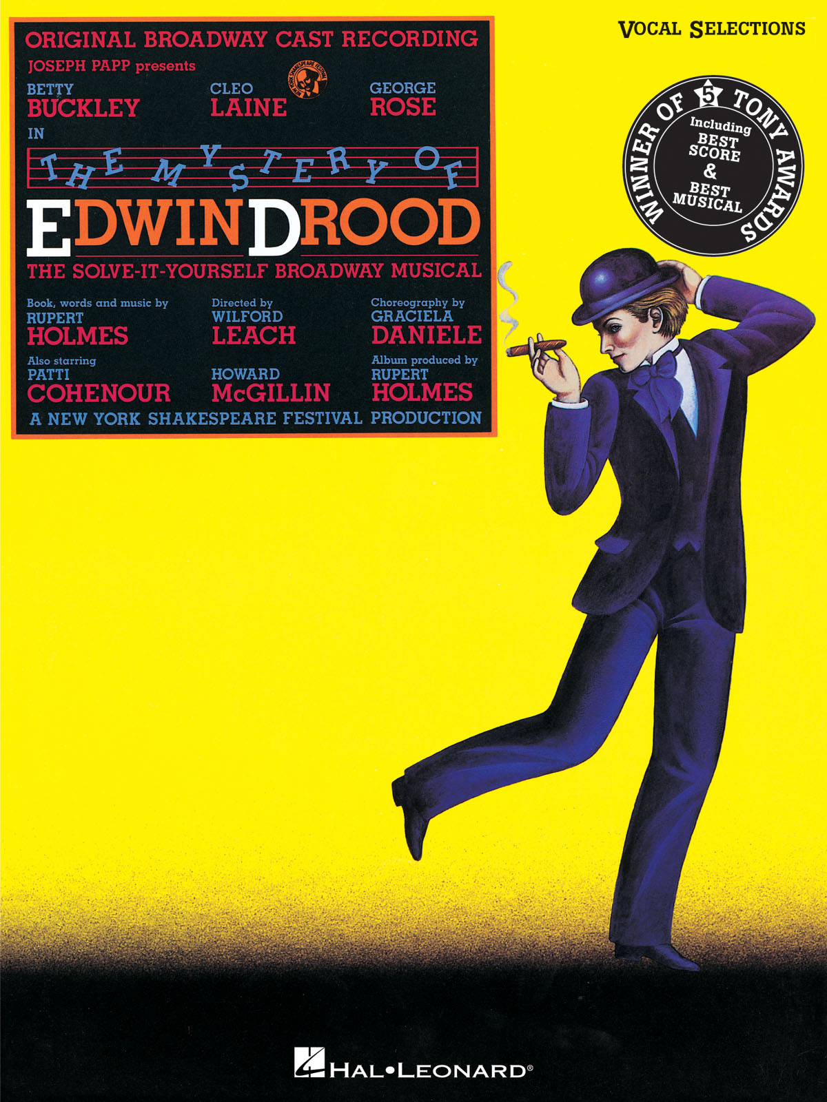 Rupert Holmes: The Mystery of Edwin Drood: Piano  Vocal and Guitar: Vocal Album
