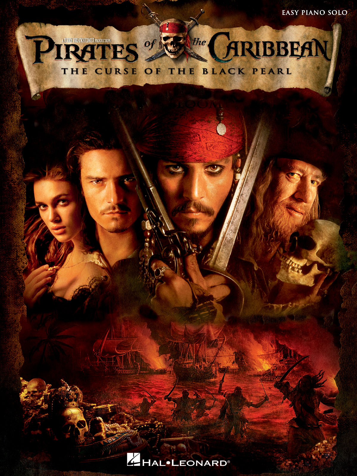 Klaus Badelt: Pirates of the Caribbean:The Curse of the Black...: Easy Piano: