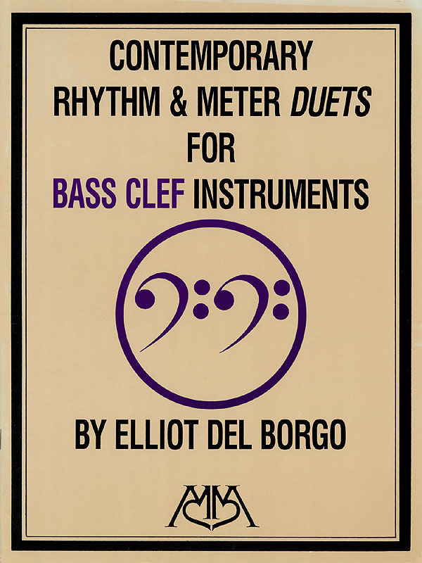 Elliot del Borgo: Contemporary Rhythm and Meter Duets: TC/BC Instrument:
