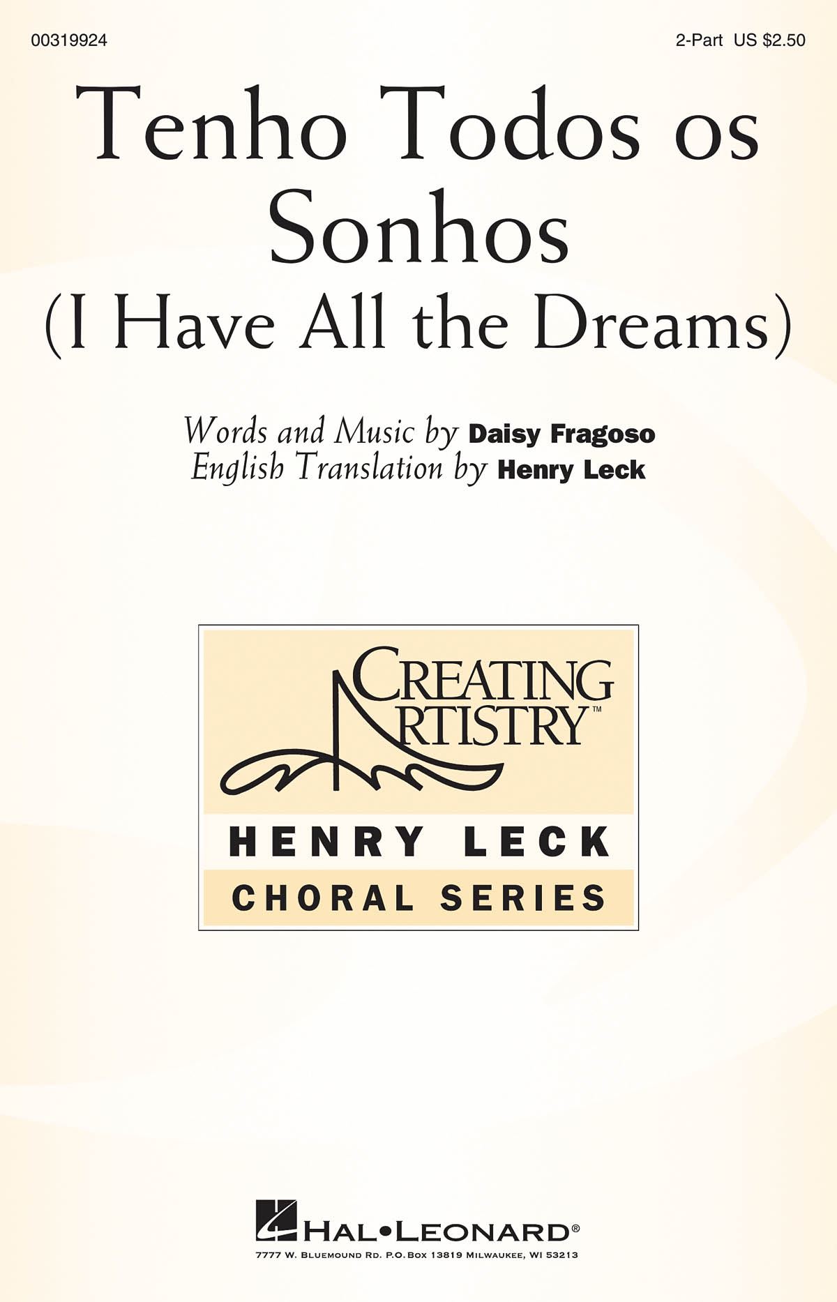 Daisy Fragoso: Tenho Todos os Sonhos: Mixed Choir a Cappella: Vocal Score