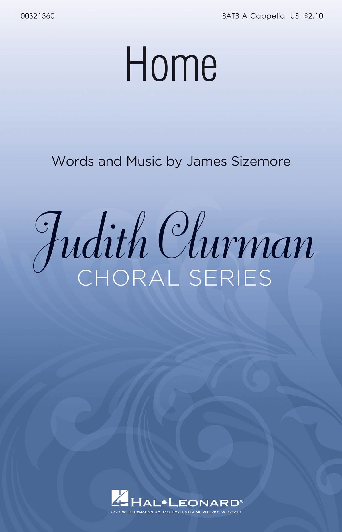 James Sizemore: Home: Mixed Choir a Cappella: Vocal Score