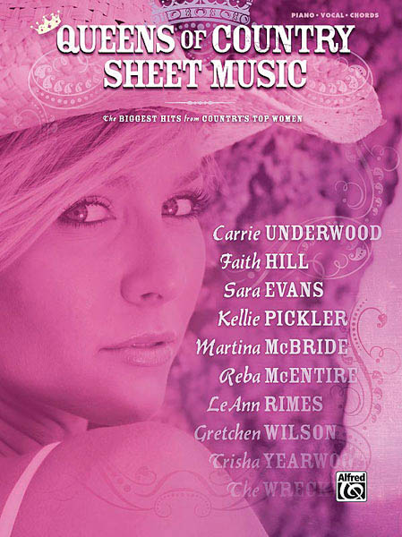 The Queens of Country Sheet Music: Piano  Vocal and Guitar: Mixed Songbook