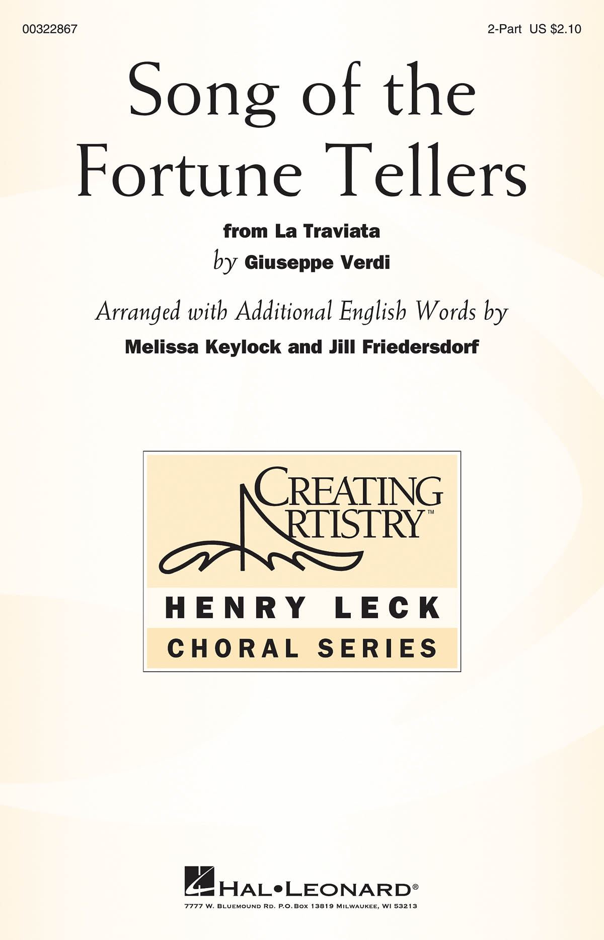 Giuseppe Verdi: Song of the Fortune Tellers: Mixed Choir a Cappella: Vocal Score
