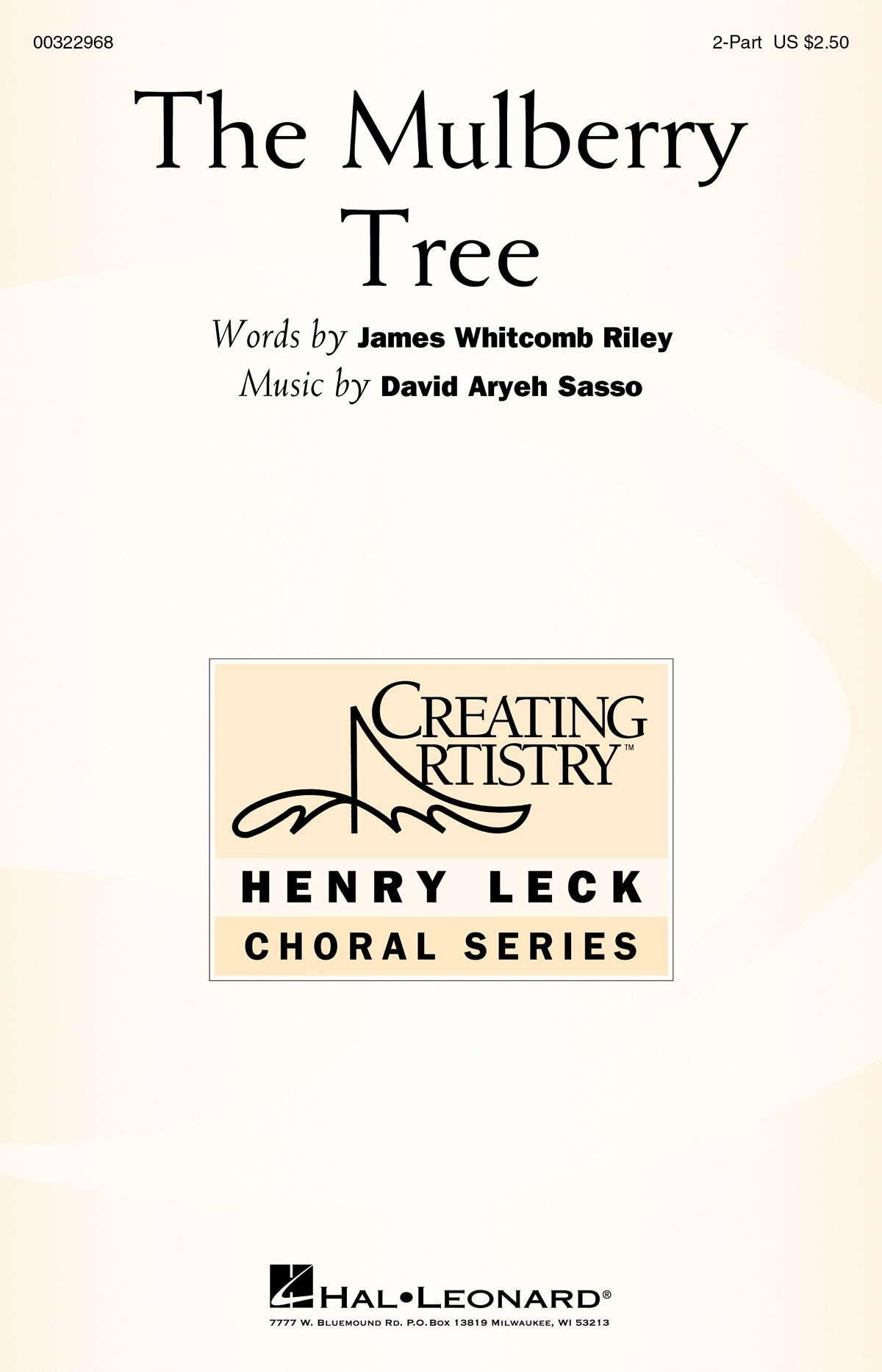 David Aryeh Sasso: The Mulberry Tree: Mixed Choir a Cappella: Vocal Score