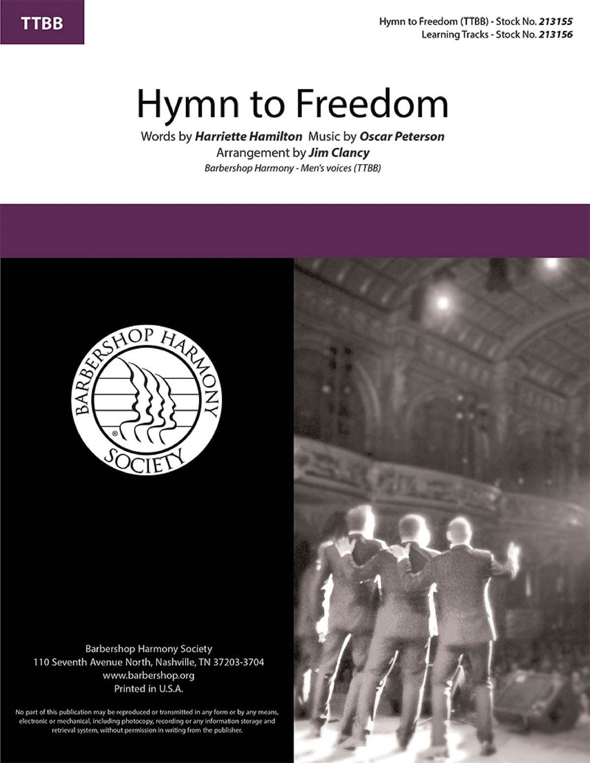 Harriette Hamilton Oscar Peterson: Hymn to Freedom: Lower Voices a Cappella:
