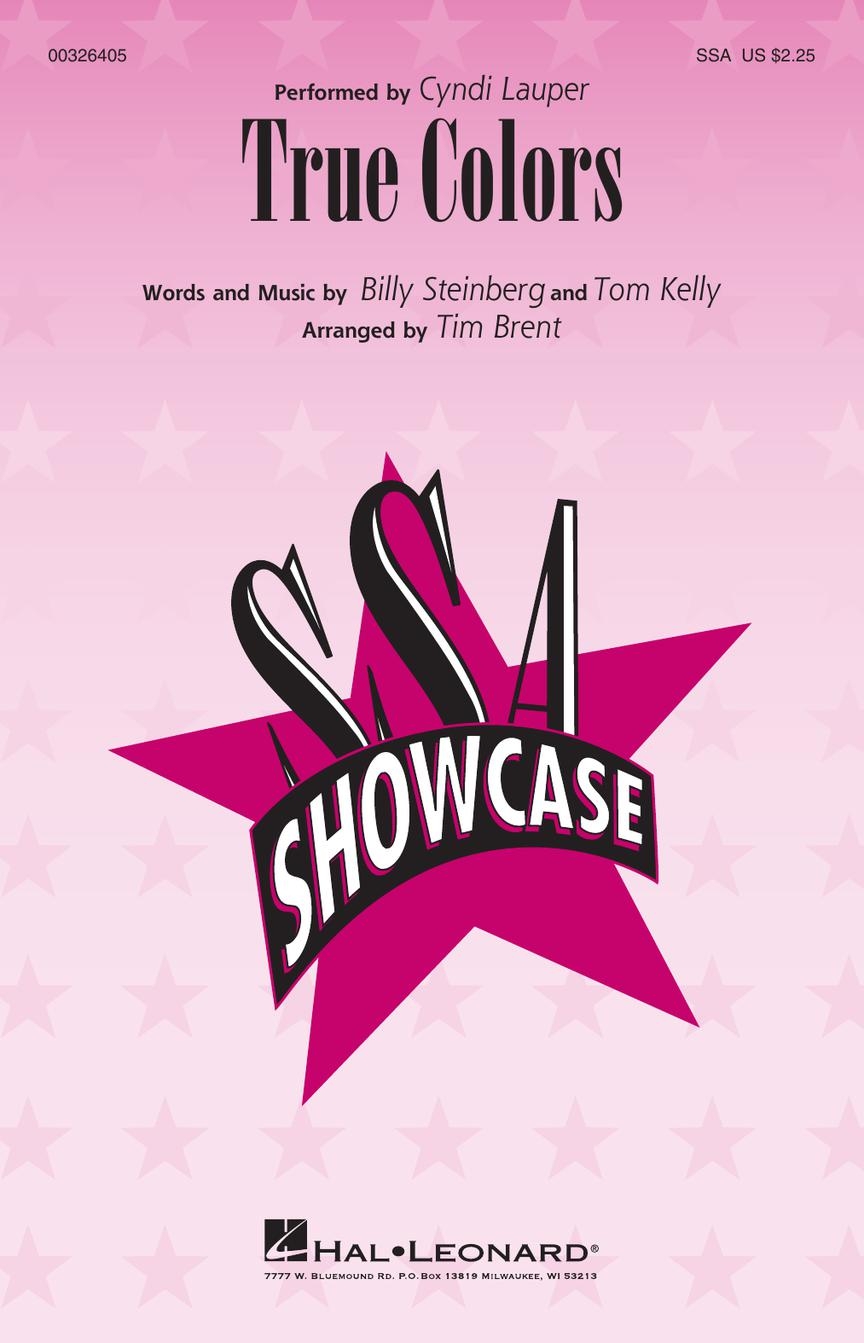 Billy Steinberg Tom Kelly: True Colors: Upper Voices a Cappella: Vocal Score
