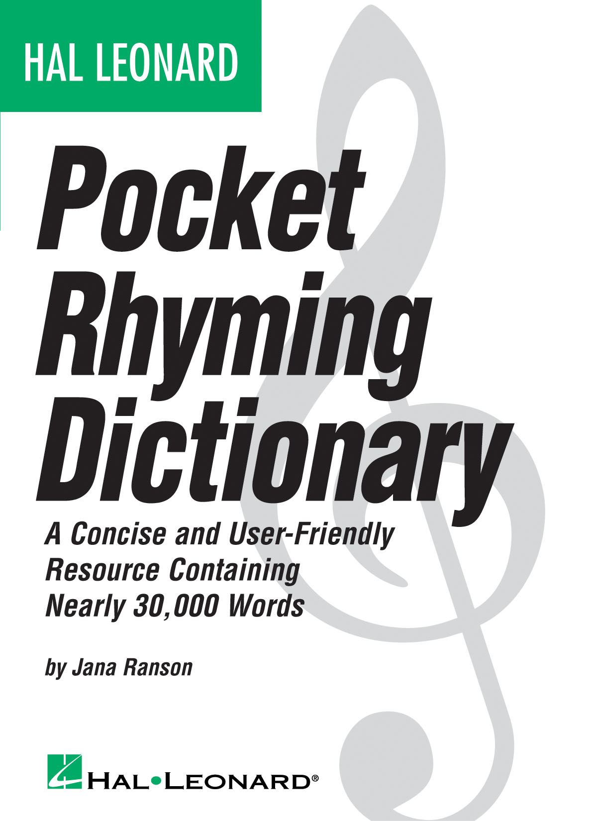 Hal Leonard Pocket Rhyming Dictionary: Reference Books: Reference