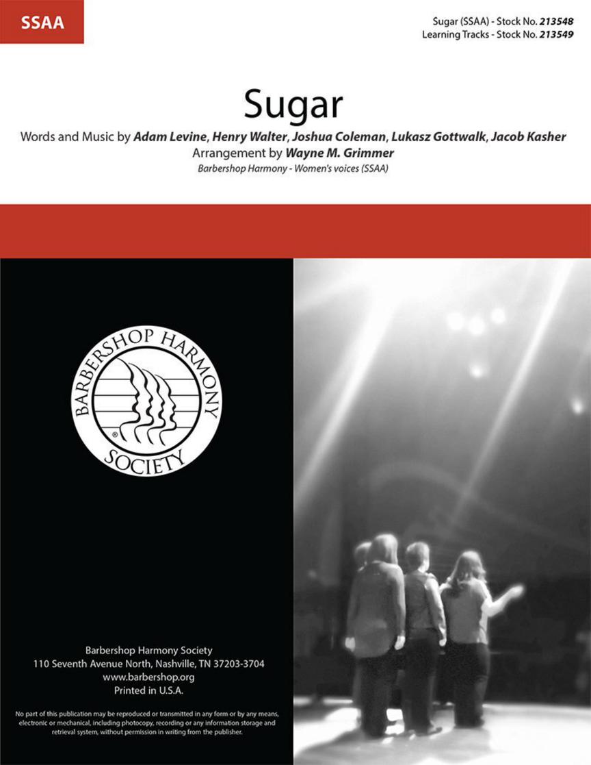 Maroon 5: Sugar: Upper Voices a Cappella: Vocal Score