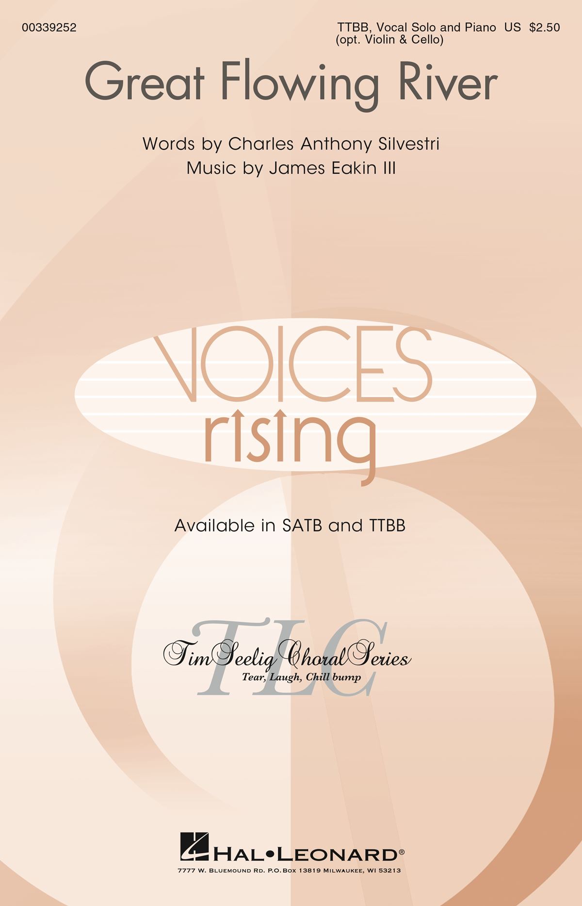 James Eakin: Great Flowing River: Lower Voices a Cappella: Vocal Score