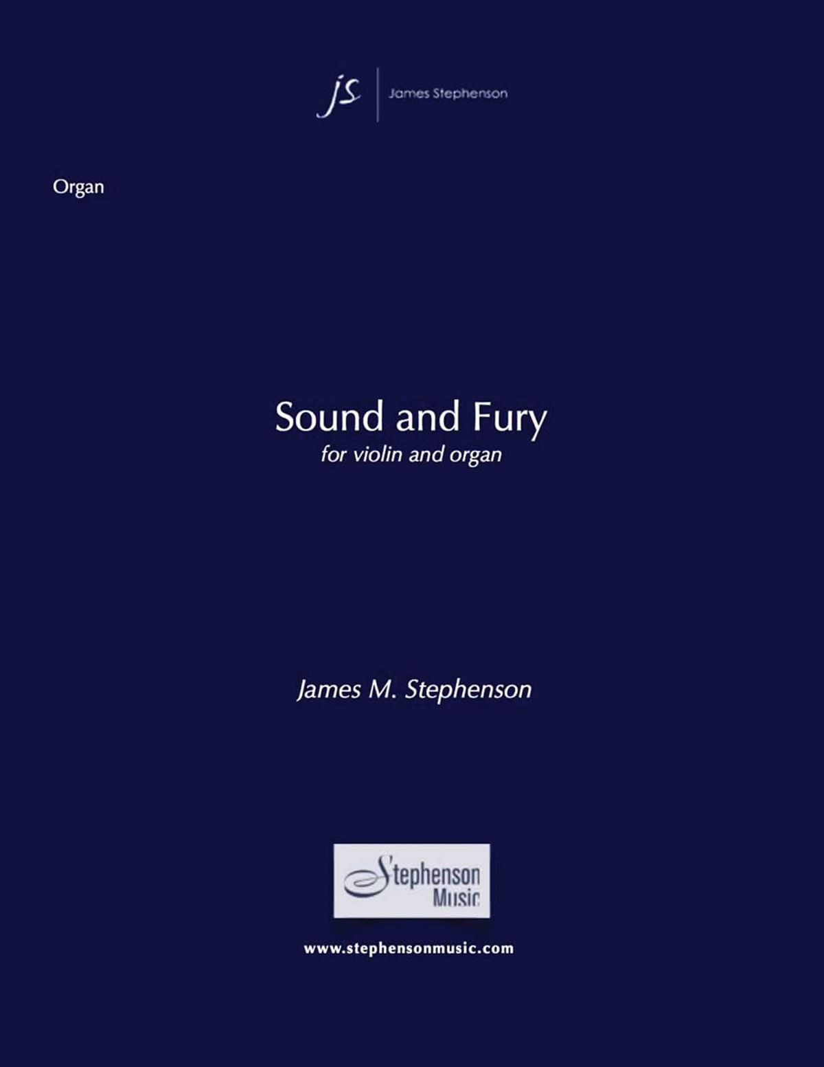 Jim Stephenson: Sound and Fury: Violin and Accomp.: Instrumental Work