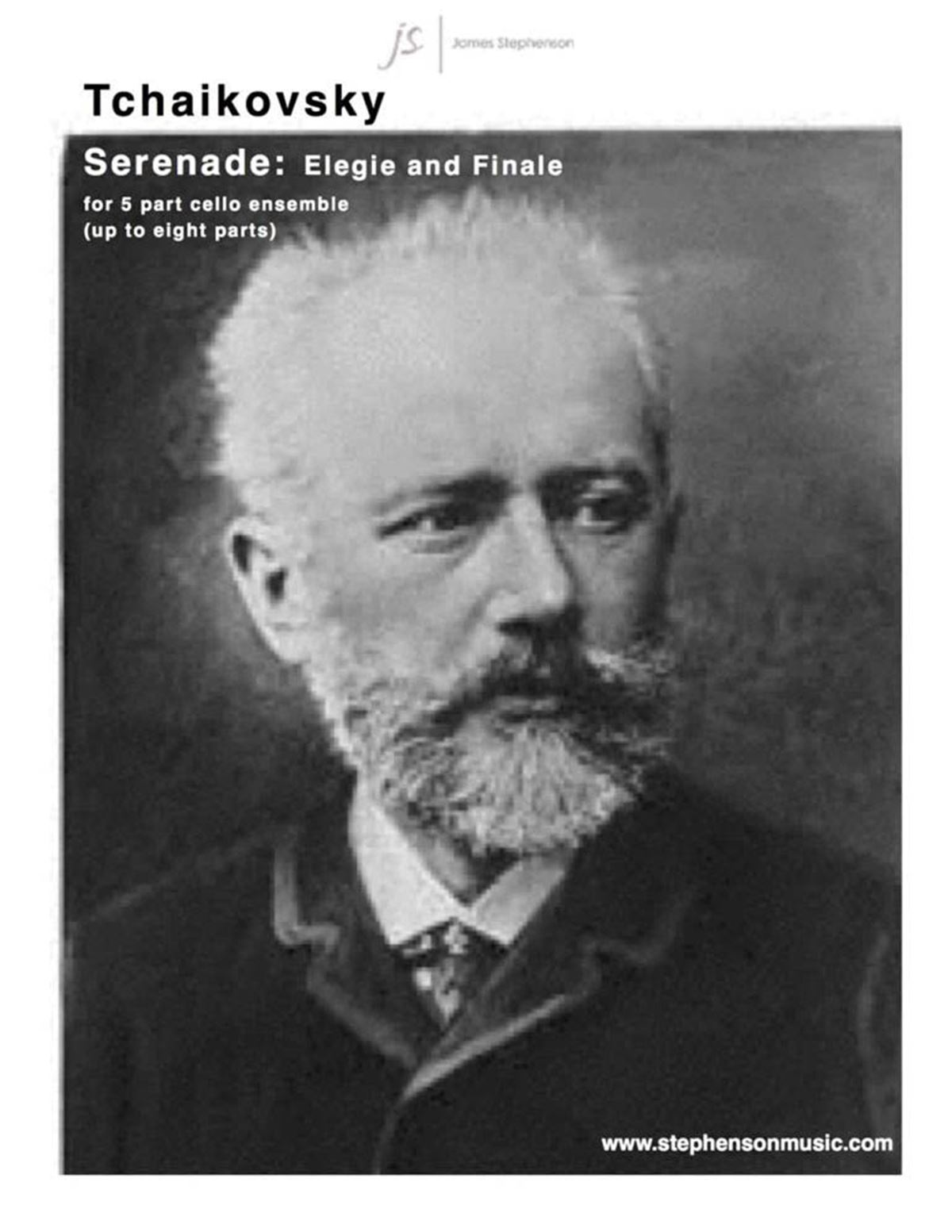 Pyotr Ilyich Tchaikovsky: Serenade: Elegie and Finale: Cello Ensemble: Score and