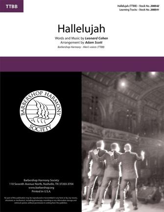 Hallelujah: Lower Voices a Cappella: Vocal Score