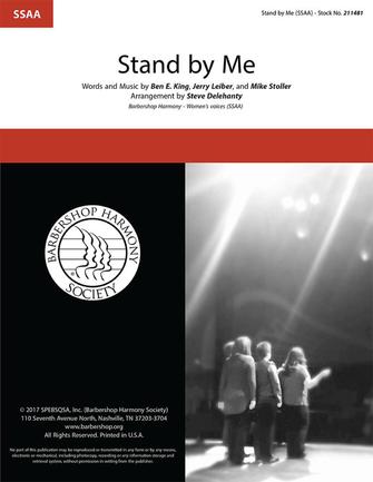 Stand by Me: Upper Voices a Cappella: Vocal Score