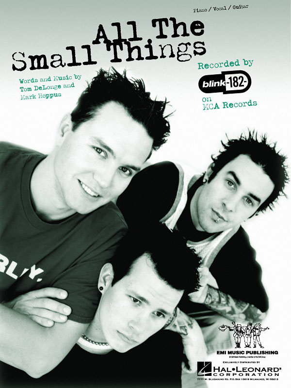Blink-182: All the Small Things: Piano  Vocal and Guitar: Mixed Songbook