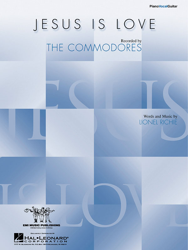Commodores: Jesus Is Love: Piano  Vocal and Guitar: Mixed Songbook