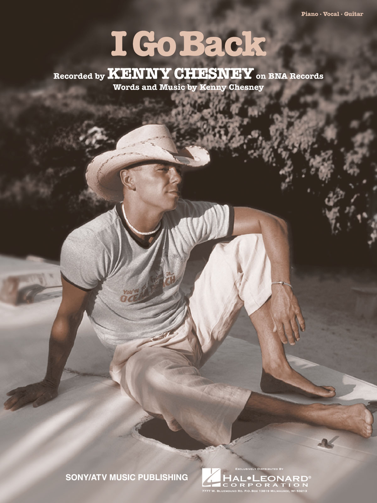 Kenny Chesney: I Go Back: Vocal and Piano: Single Sheet