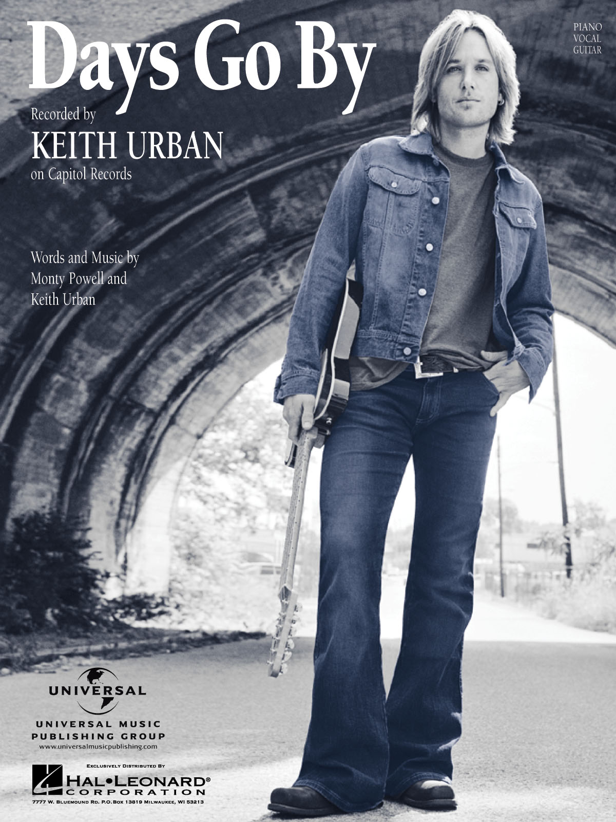 Keith Urban: Days Go By: Vocal and Piano: Single Sheet