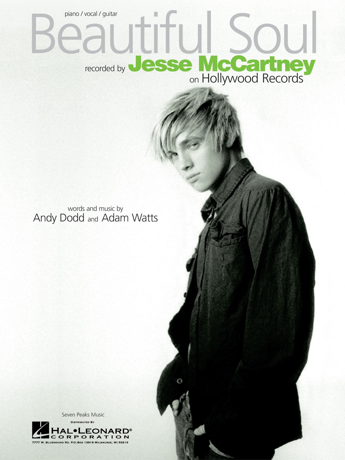 Jesse McCartney: Beautiful Soul: Piano  Vocal and Guitar: Mixed Songbook