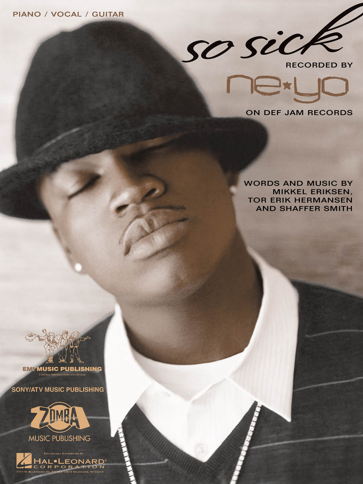 Ne-Yo: So Sick: Vocal and Piano: Single Sheet