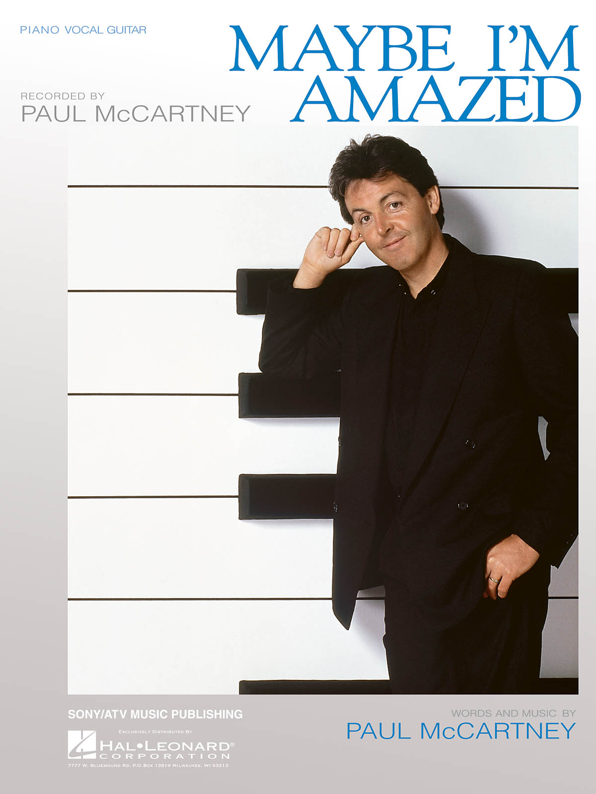 Paul McCartney: Maybe I'm Amazed: Vocal and Piano: Single Sheet