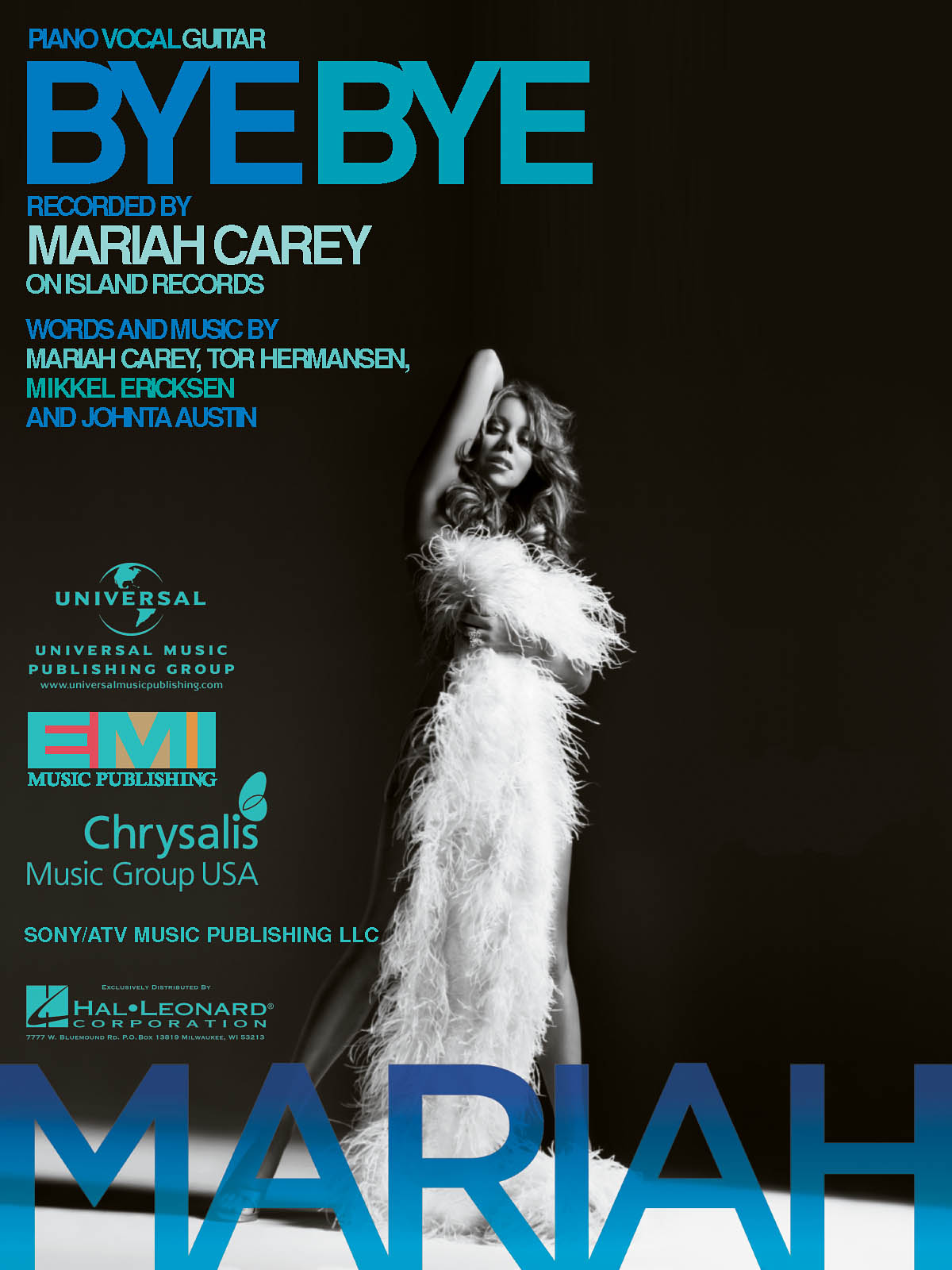 Mariah Carey: Bye Bye: Piano  Vocal and Guitar: Mixed Songbook