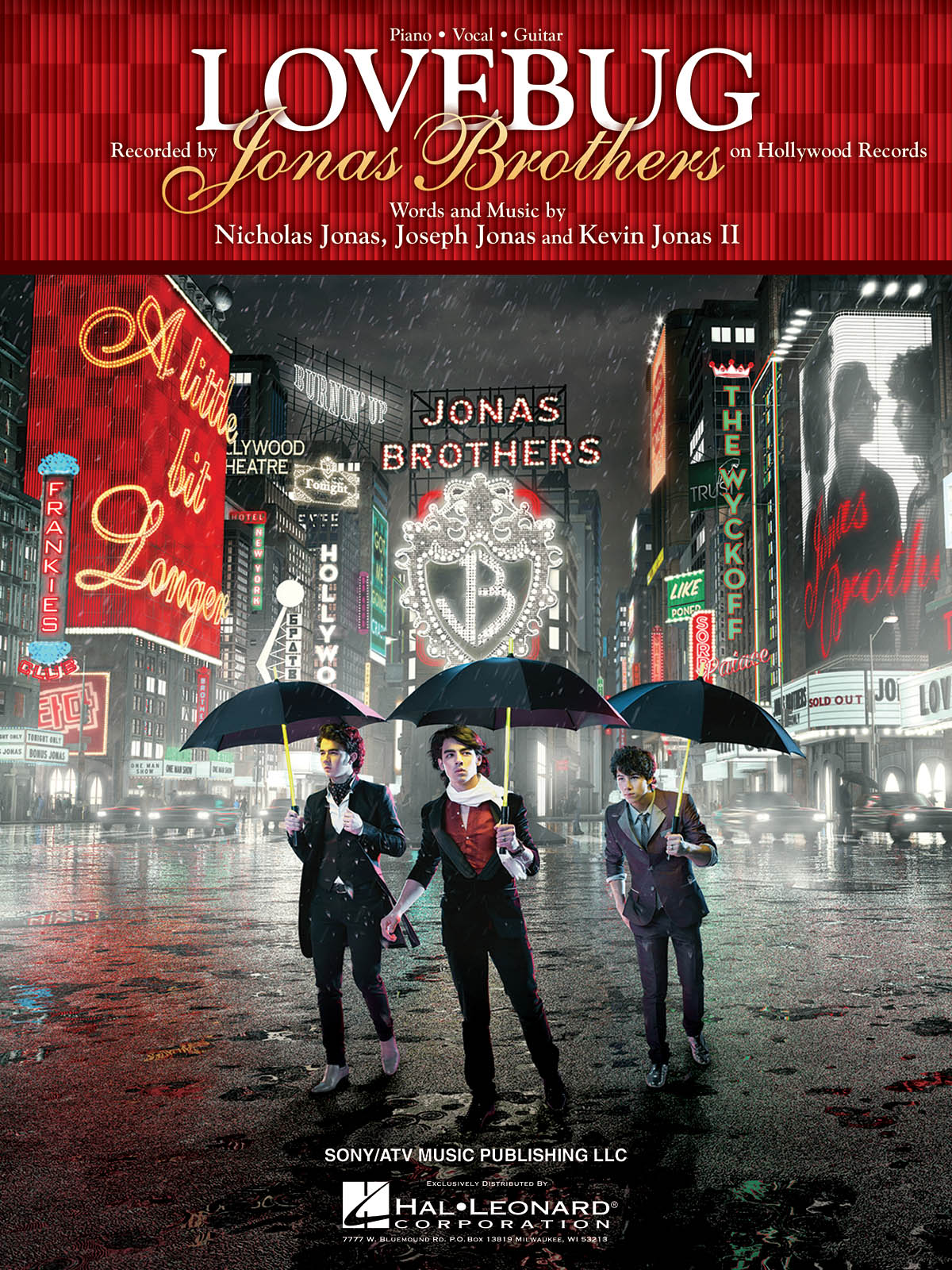 Jonas Brothers: Lovebug: Vocal and Piano: Single Sheet