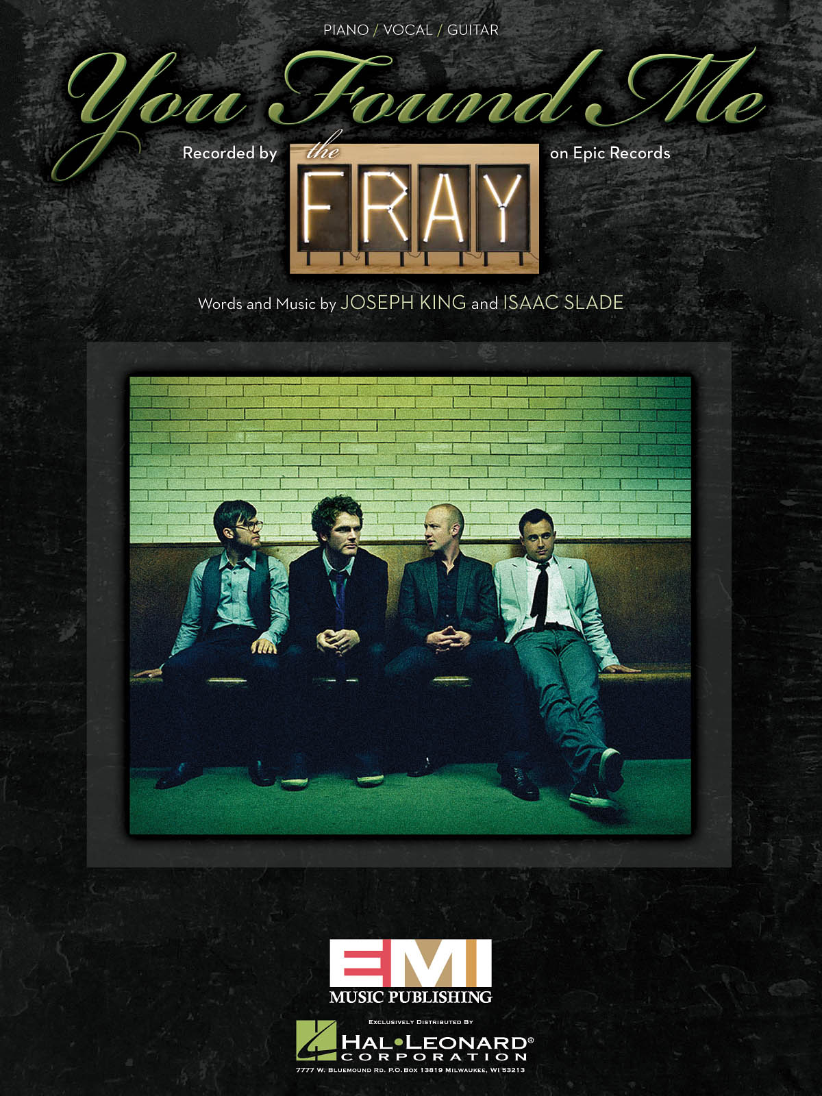 The Fray: You Found Me: Piano  Vocal and Guitar: Mixed Songbook