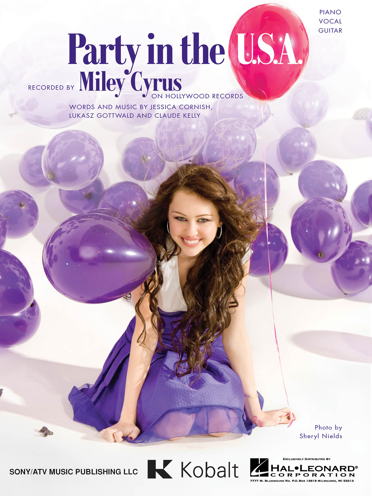 Miley Cyrus: Party in the U.S.A.: Piano  Vocal and Guitar: Mixed Songbook