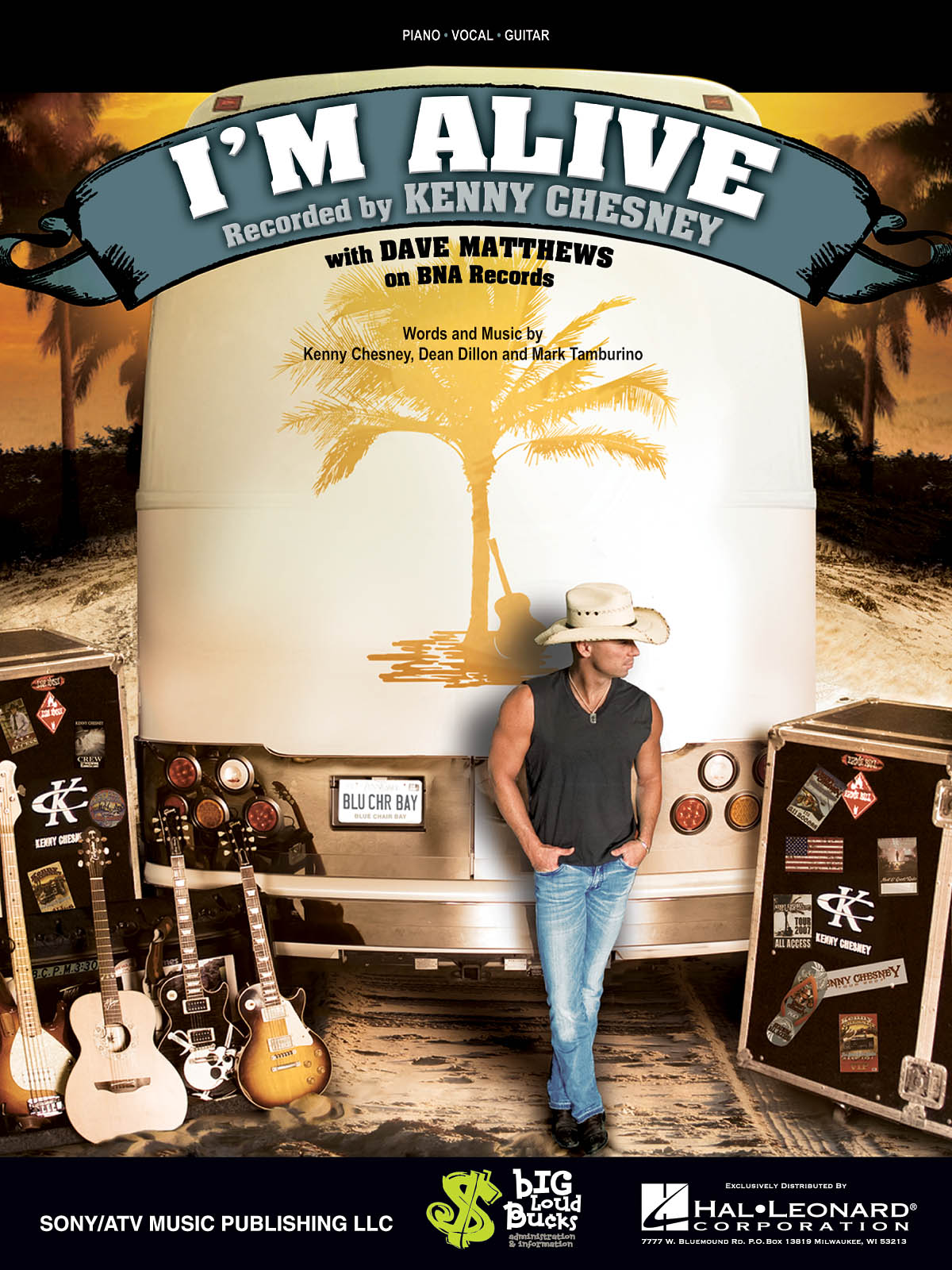 Dave Matthews Kenny Chesney: I'm Alive: Piano  Vocal and Guitar: Mixed Songbook