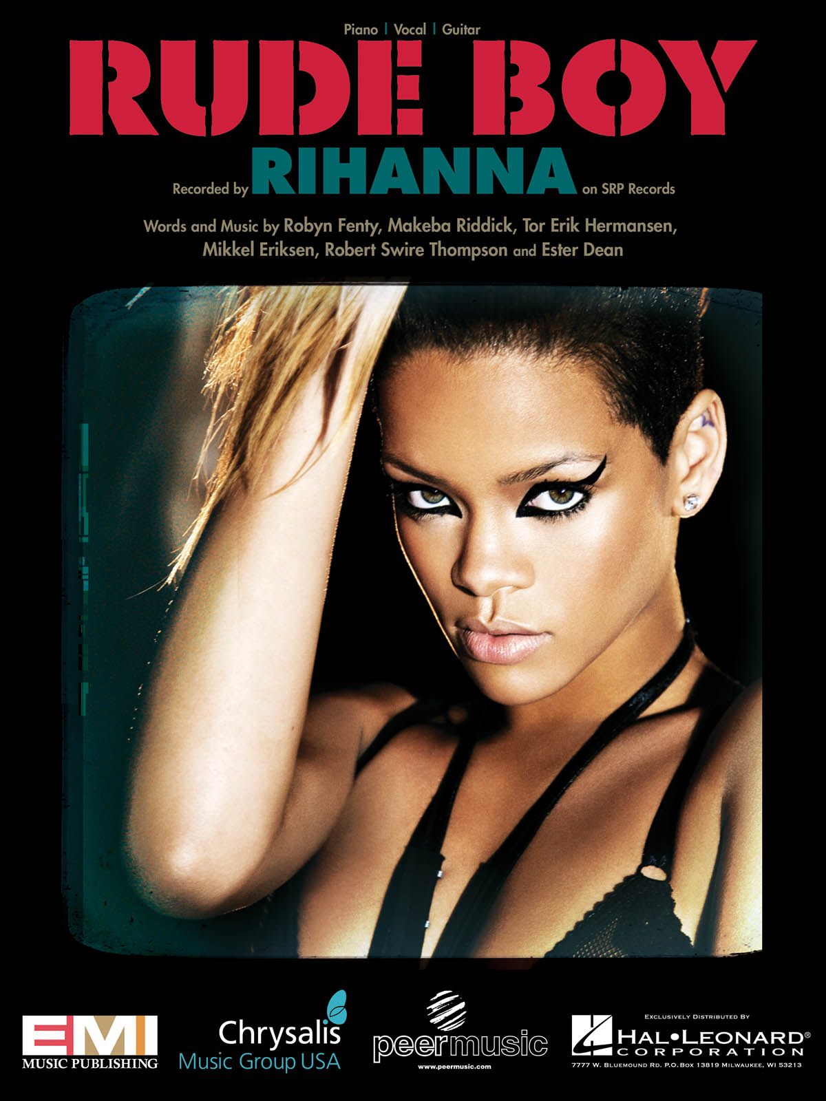 Rihanna: Rude Boy: Piano  Vocal and Guitar: Mixed Songbook