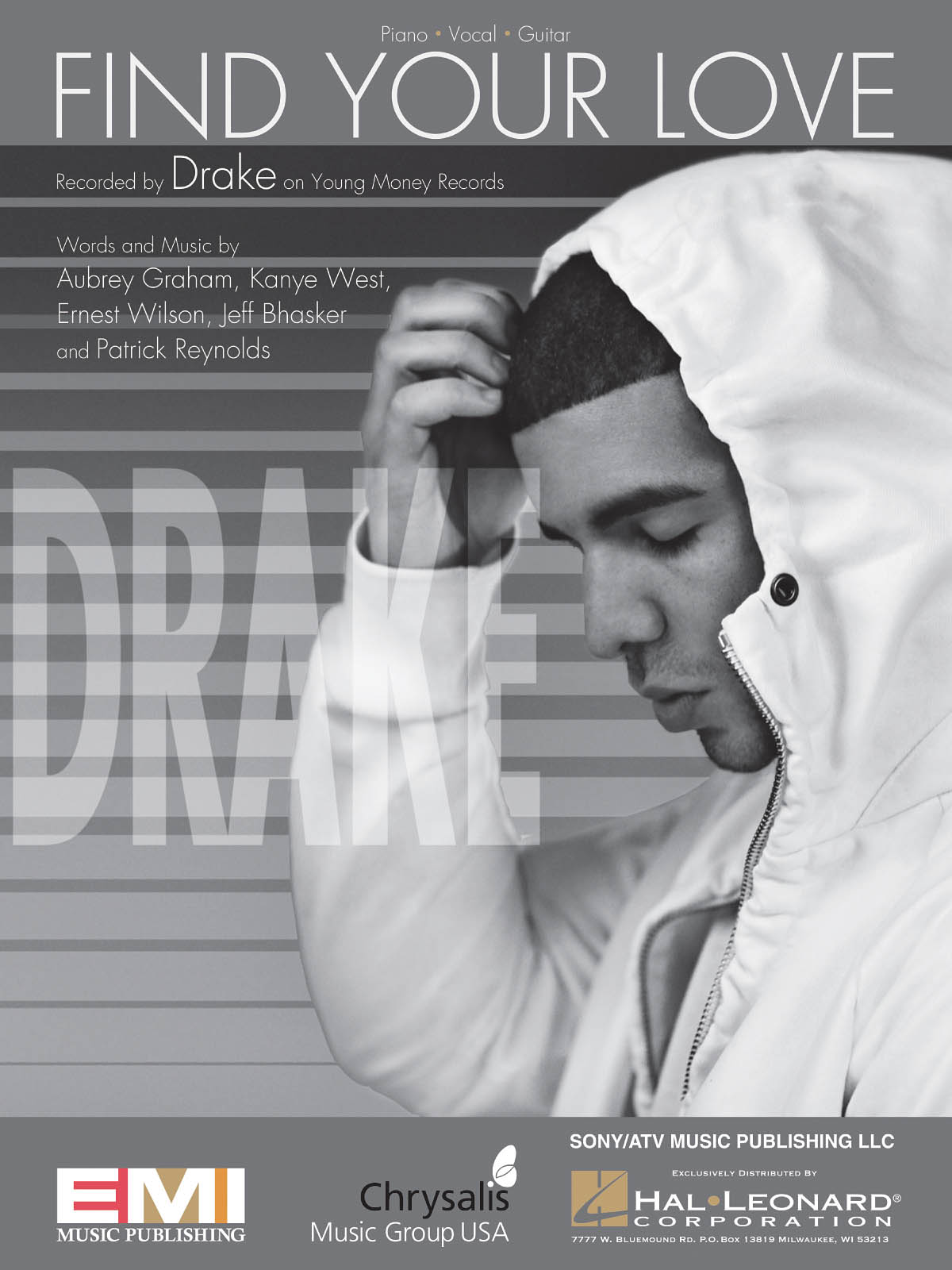 Drake: Find Your Love: Piano  Vocal and Guitar: Mixed Songbook