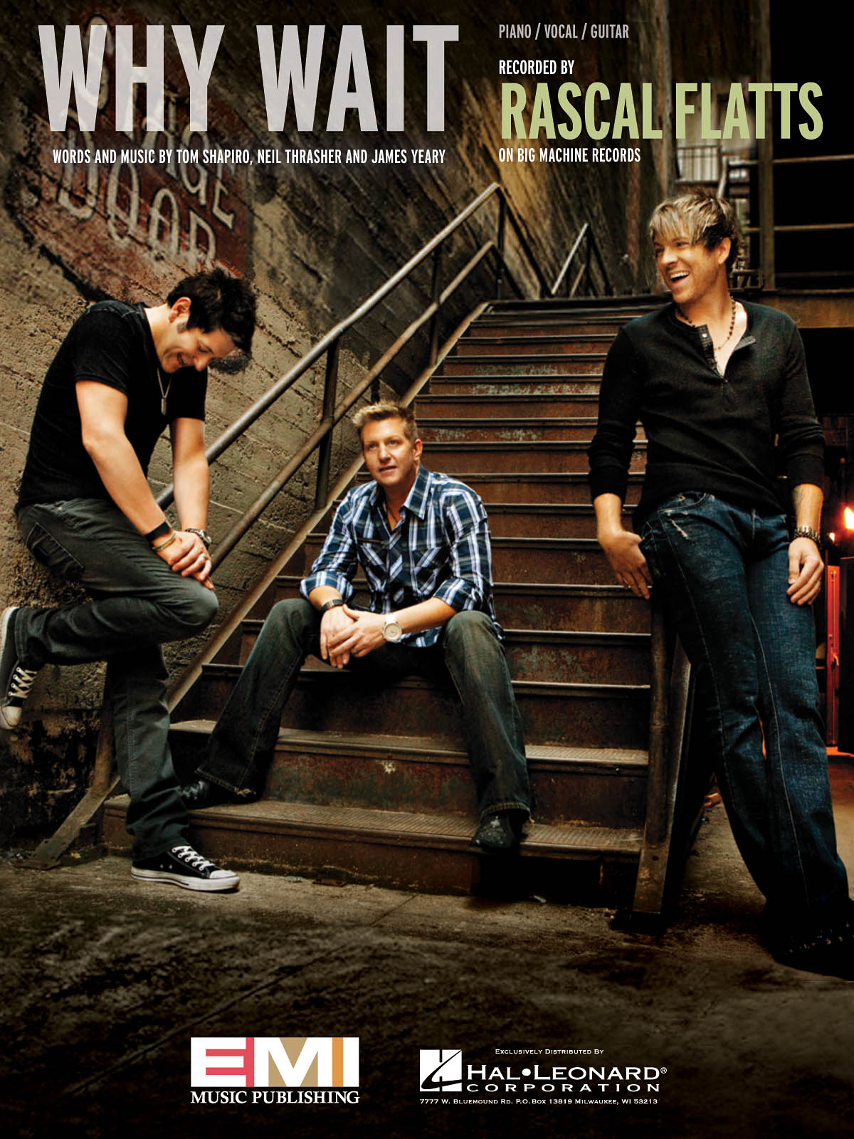 Rascal Flatts: Why Wait: Piano  Vocal and Guitar: Mixed Songbook