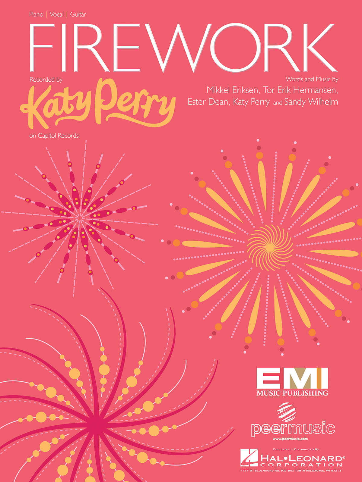 Katy Perry: Firework: Piano  Vocal and Guitar: Mixed Songbook