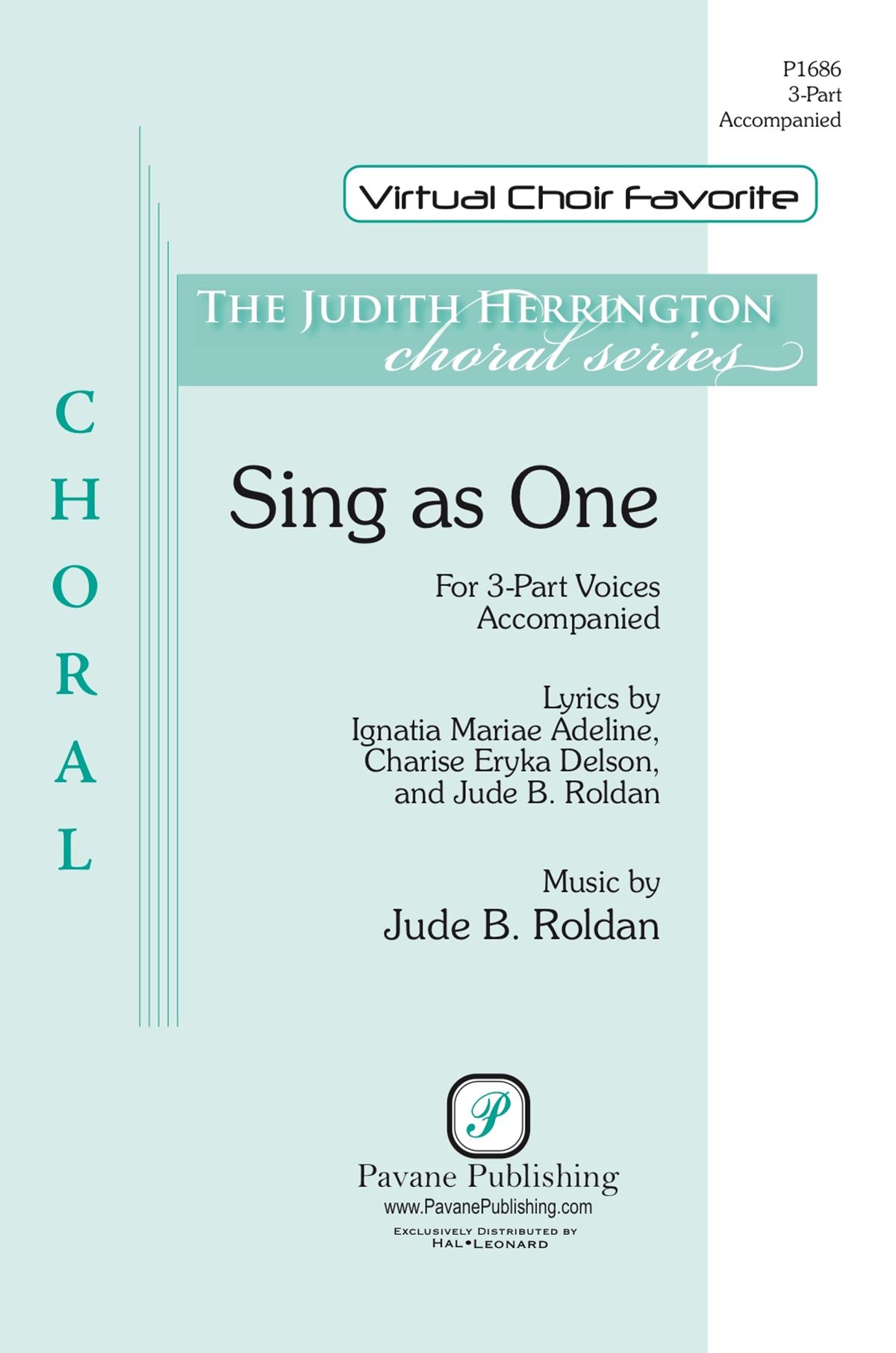 Jude Roldan: Sing as One: Upper Voices a Cappella: Vocal Score