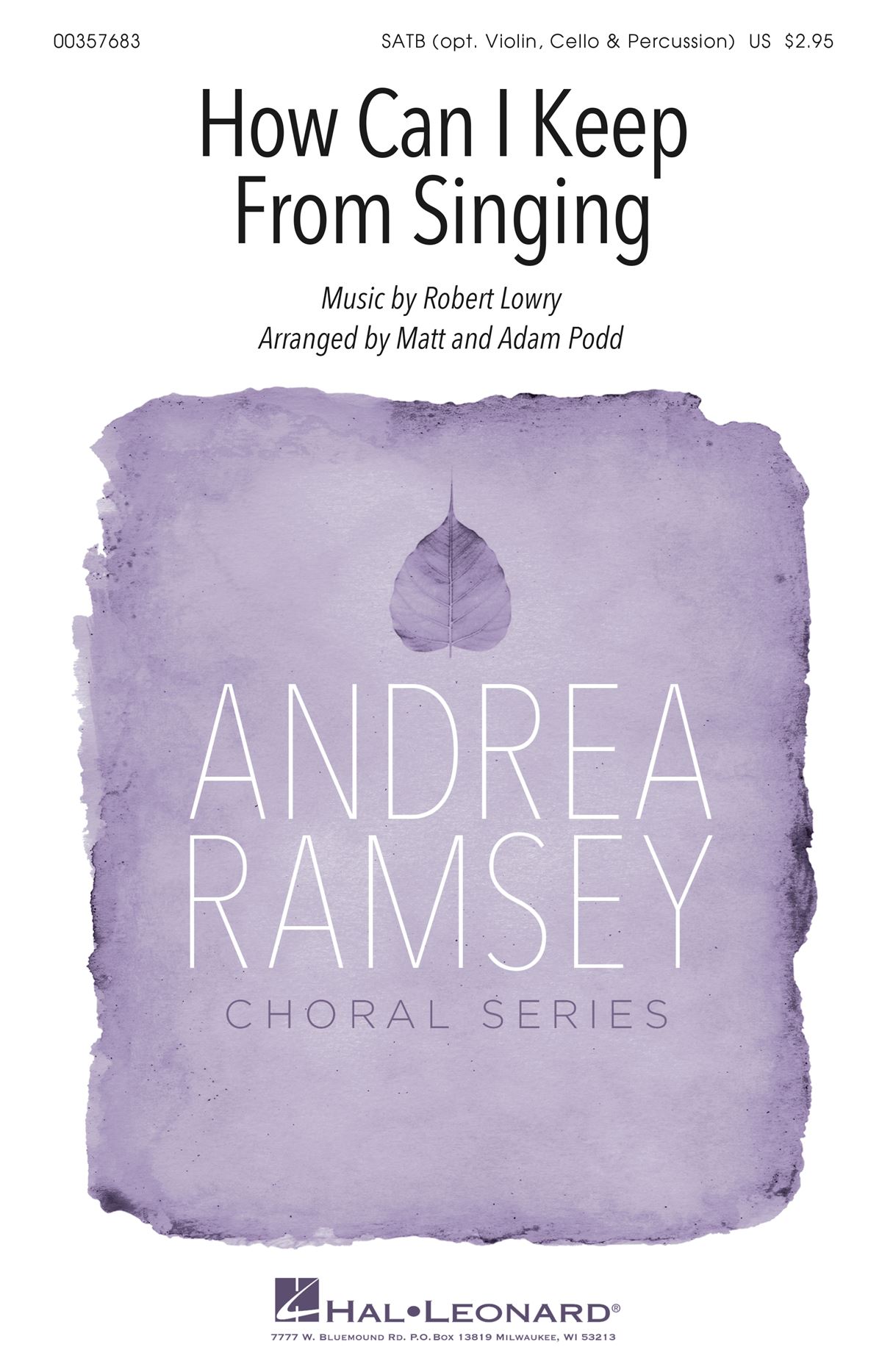 How Can I Keep from Singing: SATB: Vocal Score