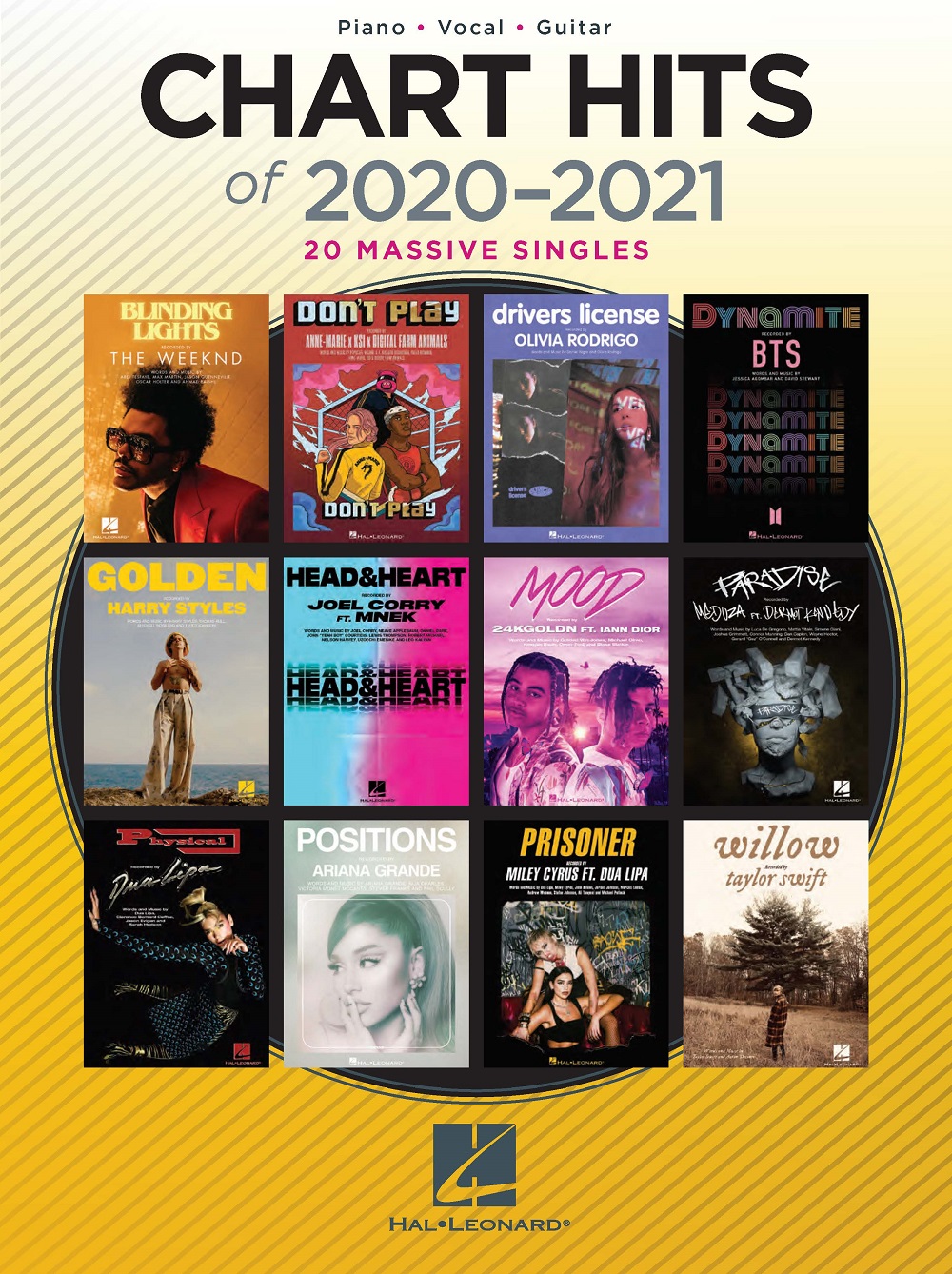Chart Hits of 2020-2021: Piano  Vocal and Guitar: Mixed Songbook