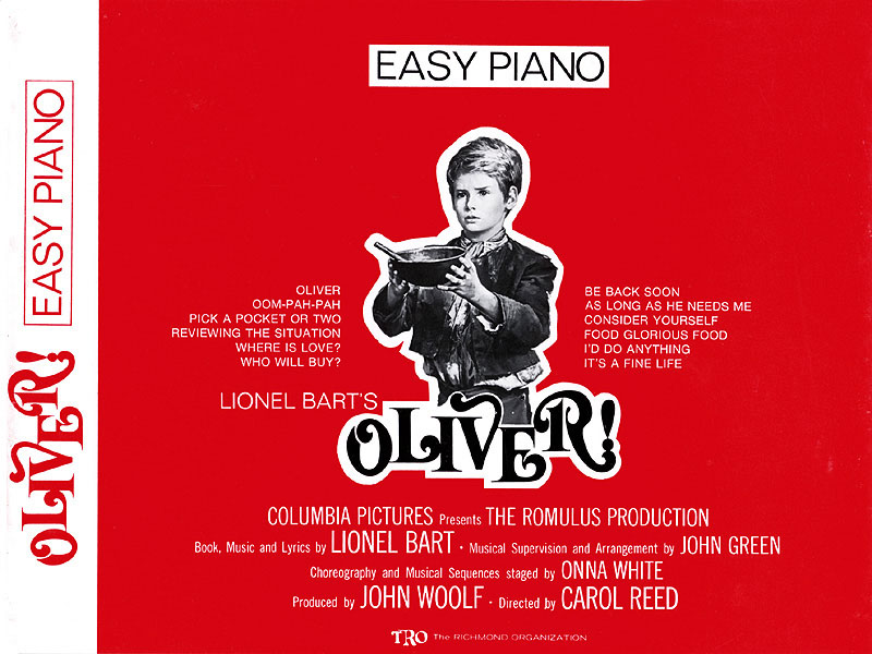 Oliver!: Piano: Instrumental Album