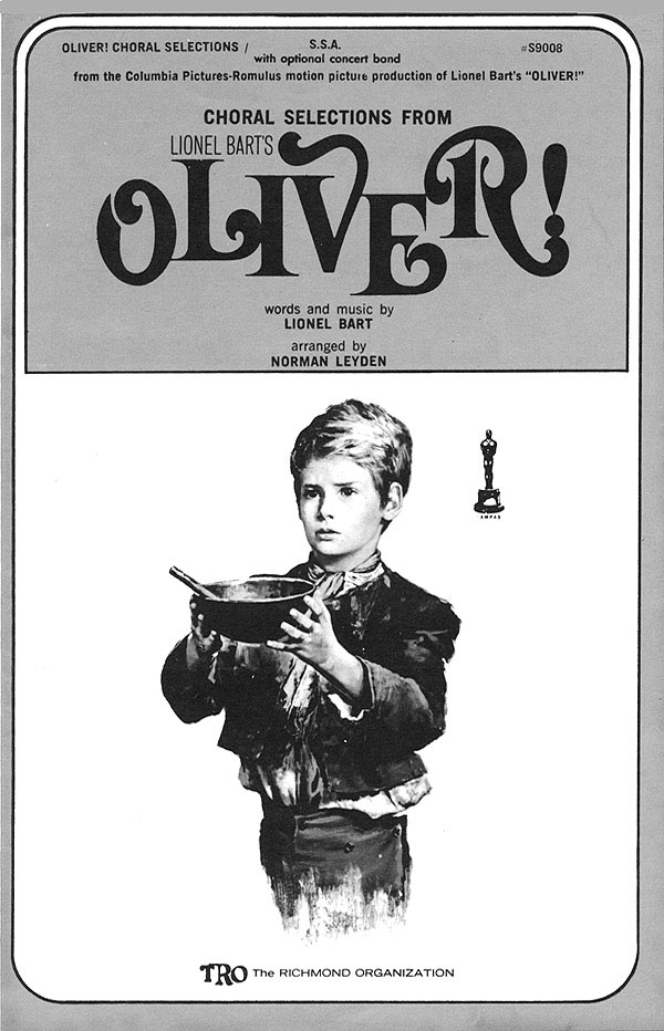 Lionel Bart: Oliver! (Choral Selections): Upper Voices a Cappella: Vocal Score