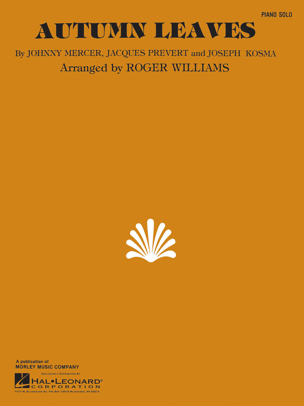 Roger Williams: Autumn Leaves: Piano: Instrumental Album
