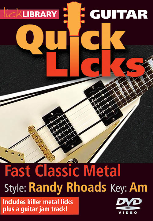 Randy Rhoads: Fast Classic Metal - Quick Licks: Guitar Solo: DVD
