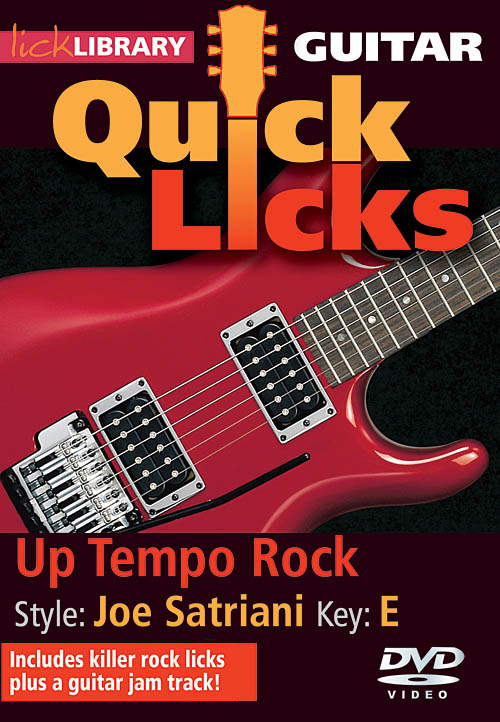 Joe Satriani: Up Tempo Rock - Quick Licks: Guitar Solo: DVD