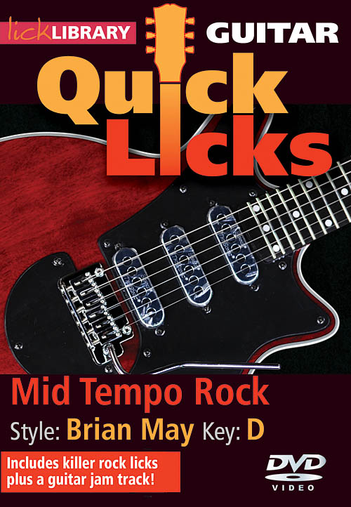 Brian May: Mid Tempo Rock - Quick Licks: Guitar Solo: DVD