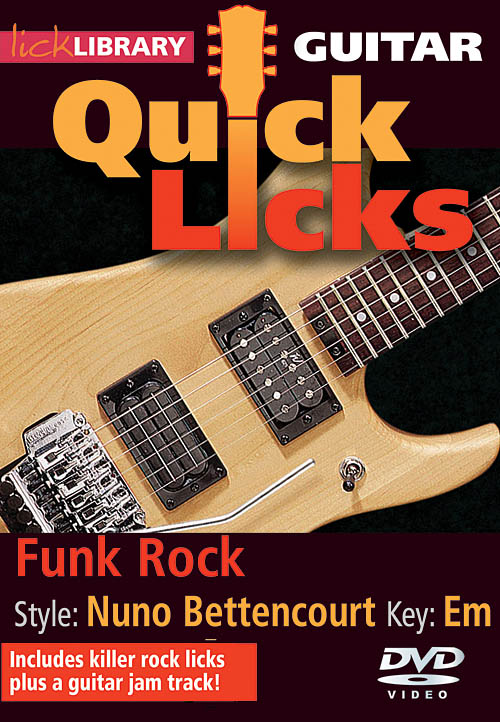Nuno Bettencourt: Funk Rock - Quick Licks: Guitar Solo: DVD