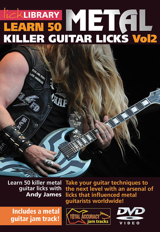 Andy James: Learn 5 Metal Killer Guitar Licks: Guitar Solo: DVD