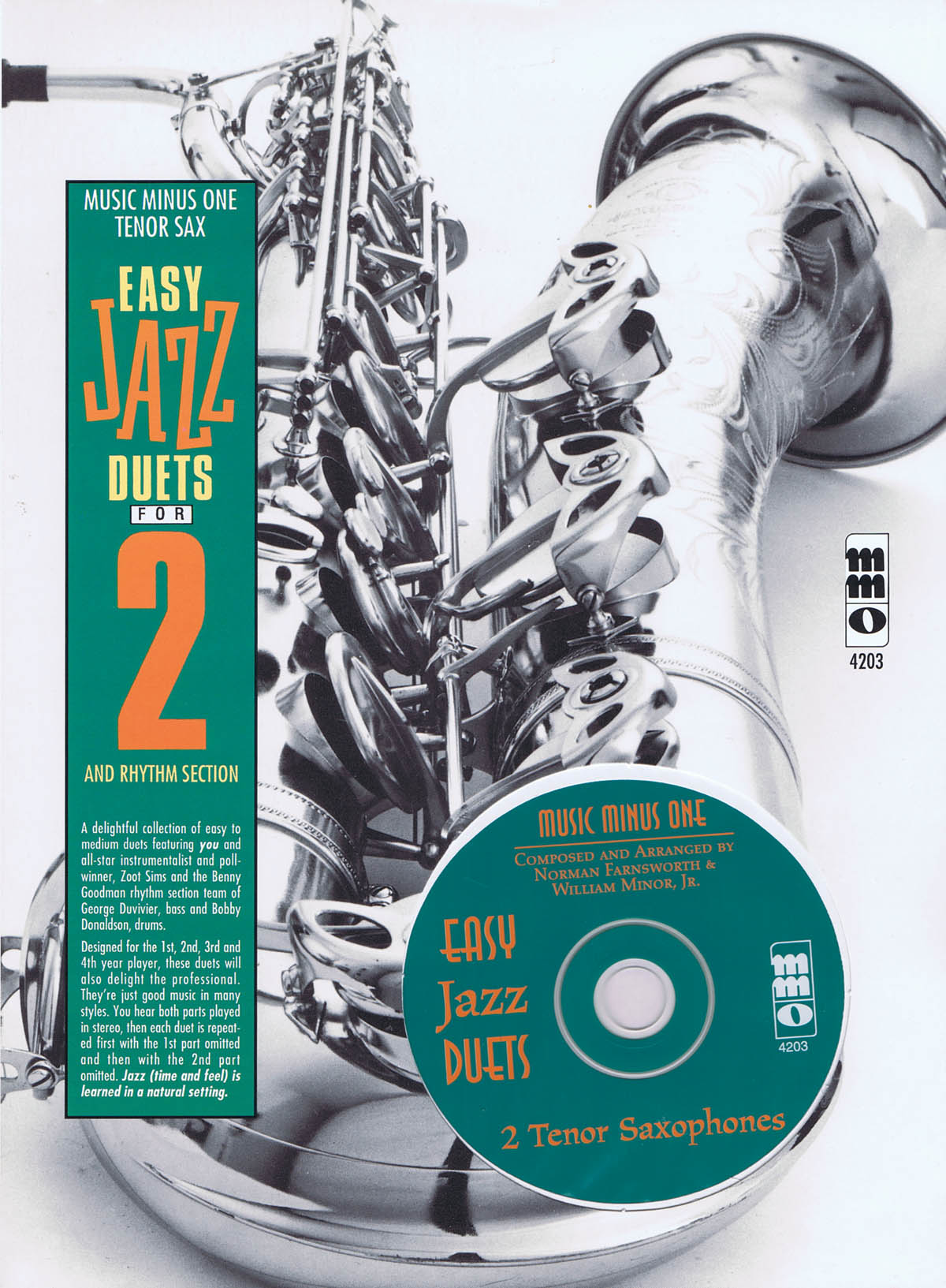 Easy Jazz Duets for 2 and Rhythm Section: Tenor Saxophone: Instrumental Album