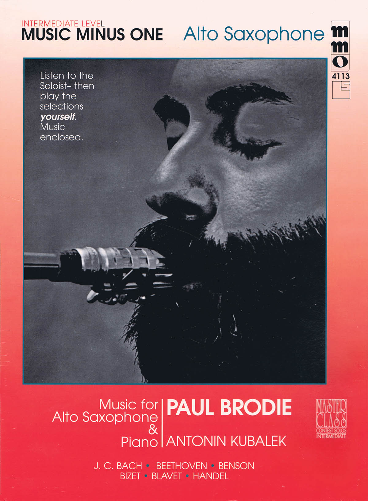Intermediate Alto Sax Solos - Volume 1: Alto Saxophone: Instrumental Album